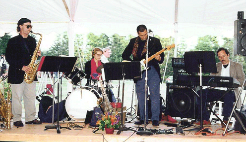 The Big Easy Playing a wedding with pianist Richard Cooper.
